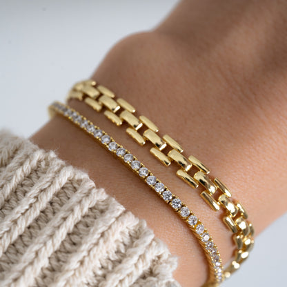 Tennis Bracelet w Latch