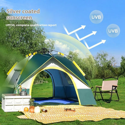 4-Season Automatic Pop-Up Camping Tent – 2-Person or 3–4 Person