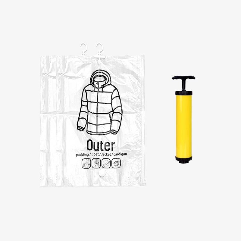 Hanging Vacuum Storage Bags ‚Äì Save 75% Closet Space, No Folding Needed