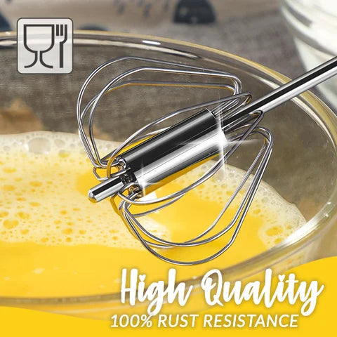 Stainless Steel Semi-Automatic Whisk ü•£