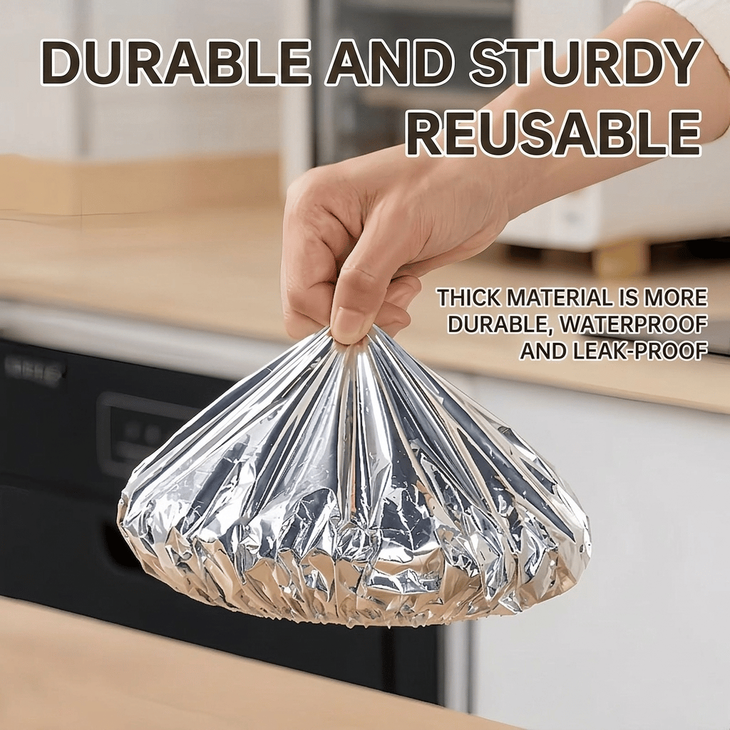 üçΩÔ∏èReusable Aluminum Foil Thermal Food Cover ‚Äî Heat-Retaining, Washable & Freshness-Preserving Kitchen Essential