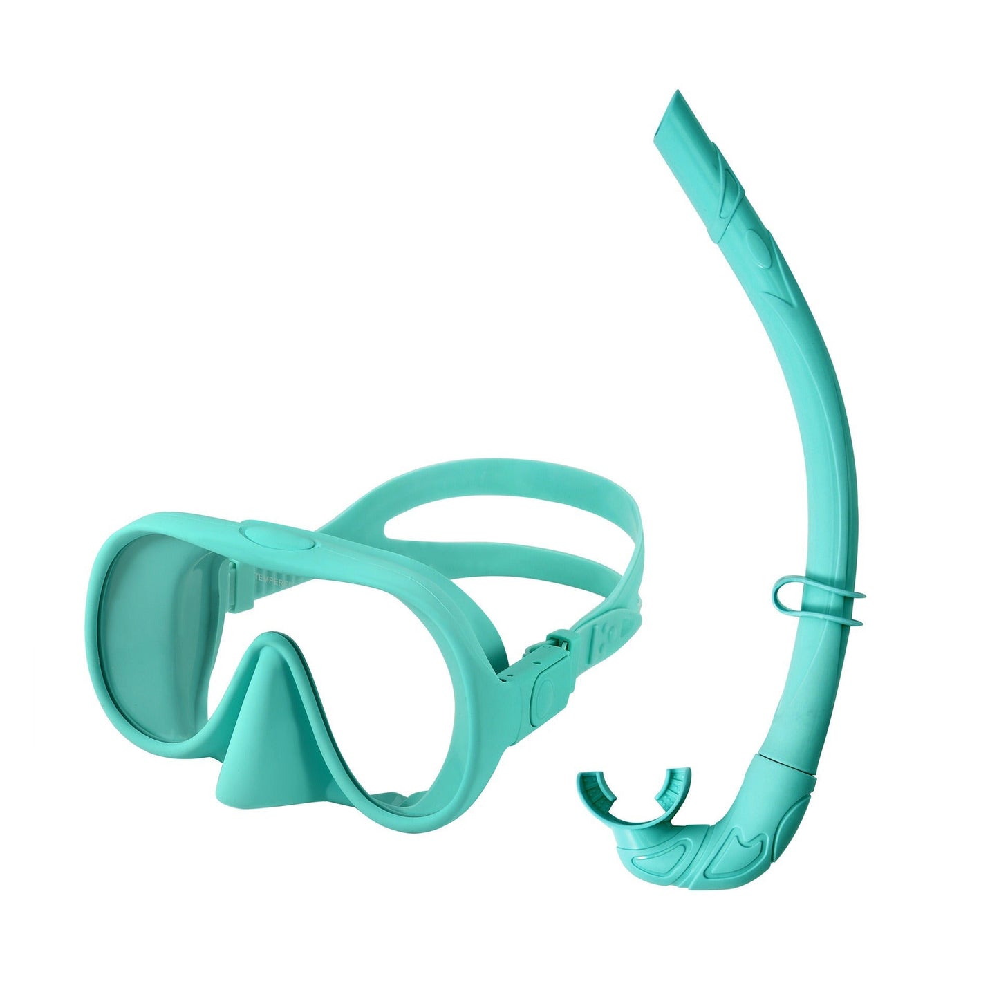 Large-Frame Anti-Fog Swim Goggles with Snorkel – Snorkeling Set