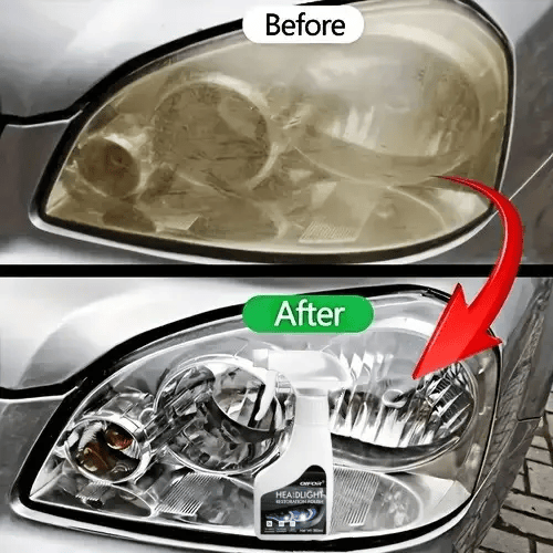 üèÜ 35K+ SOLD! üöóHeadlight Restoration Kit | 2‚ÄêStep No‚ÄêSand Formula for Crystal Clear Lights ‚ú®
