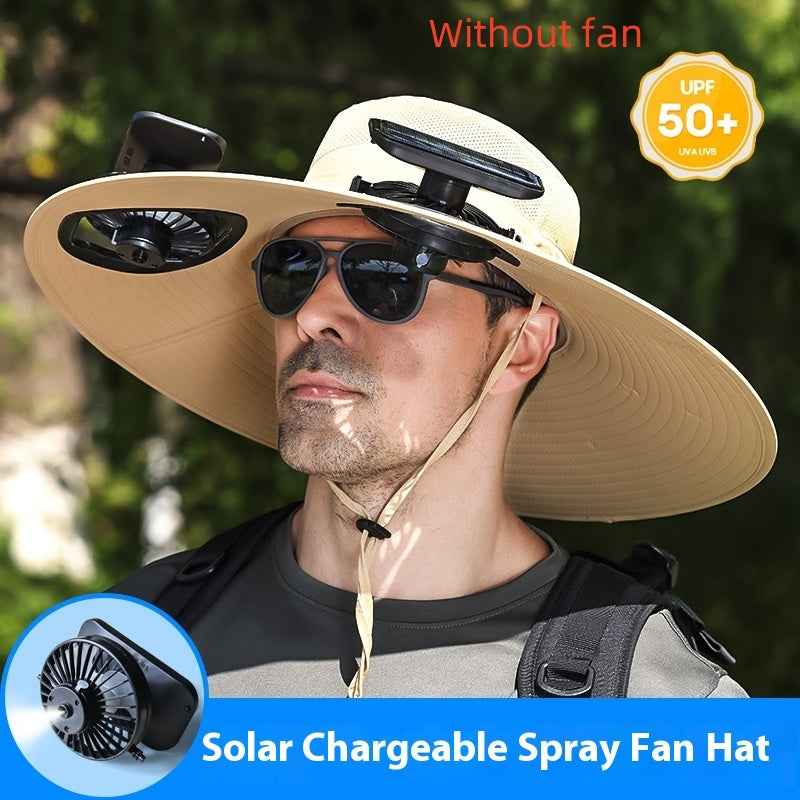 Men's Wide Brim Sun Hat – Lightweight, UV Protection, Breathable, 6 Colors