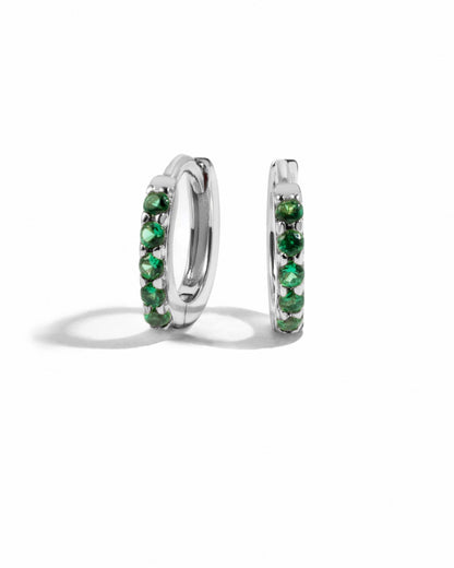 7mm Emerald Huggies