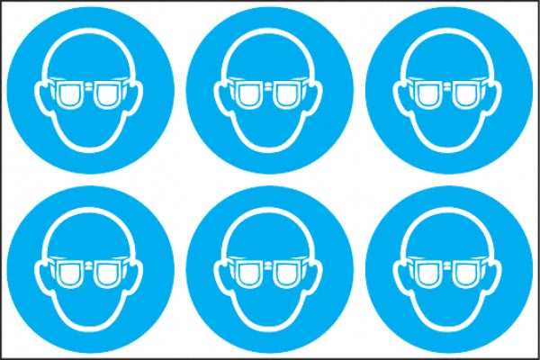 Eye defenders symbol  (24 pack) 6 to sheet