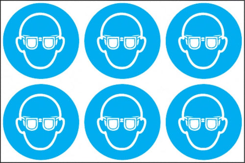 Eye defenders symbol  (24 pack) 6 to sheet