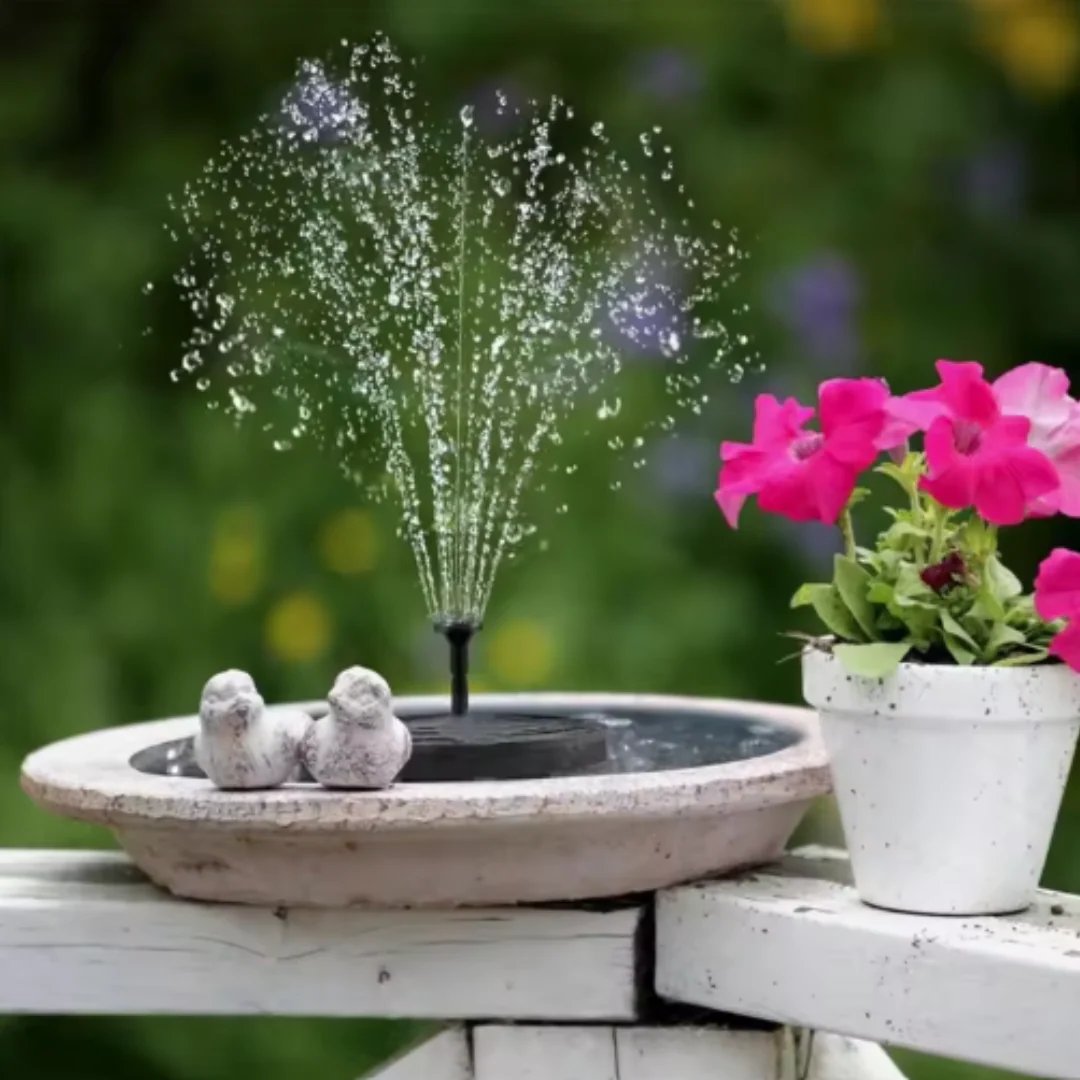 ‚òÄÔ∏è Solar-Powered Fountain ‚ú®Garden Oasis, No Wires No Hassleüí¶