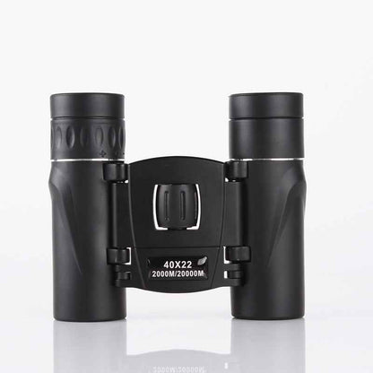 40x22 HD Binoculars – High-Power Compact Crescent Double Barrel with Optional Clip