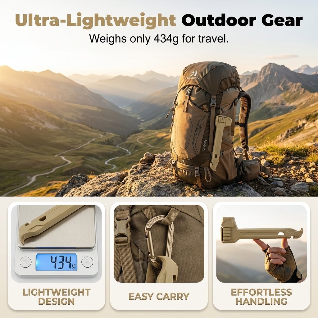 üî®üèïÔ∏èMultifunctional Camping Hammer & Tent Stake Puller‚ú®