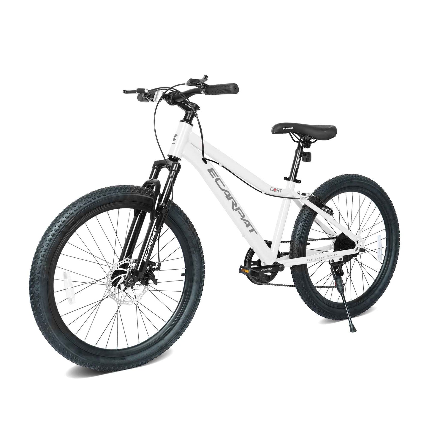 24" Youth Mountain Bike | 7-Speed, Front Disc Brake, Suspension & Alloy Rims