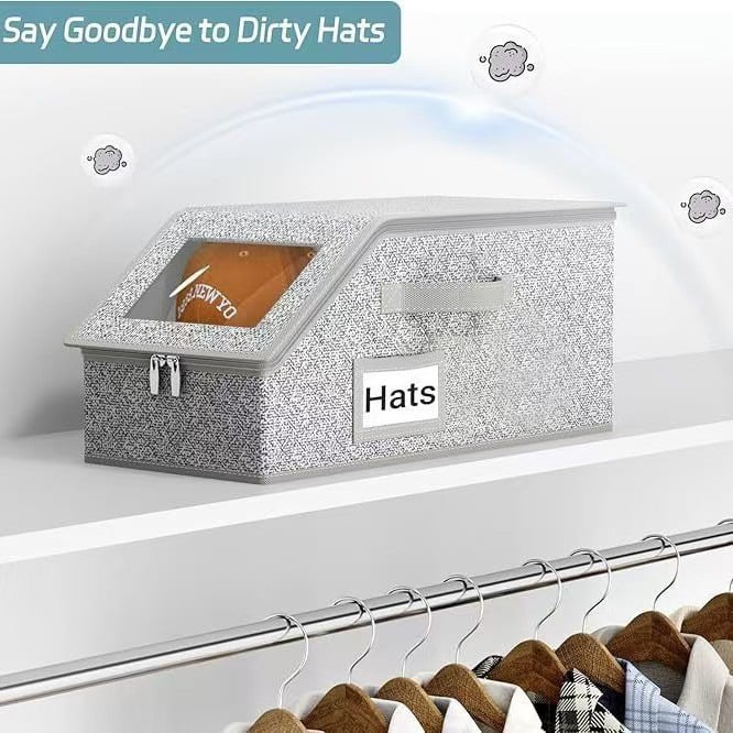 üéâüéâStackable Hat Storage Boxes for Baseball Caps