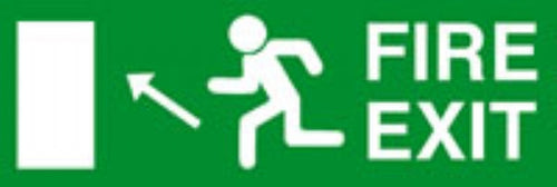 fire exit diag up left