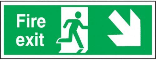 fire exit diagonal down right
