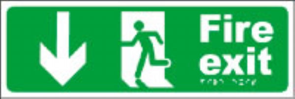 fire exit down