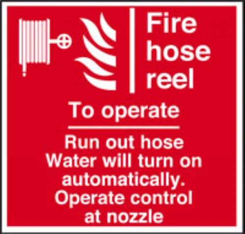 fire hose reel - to operate…