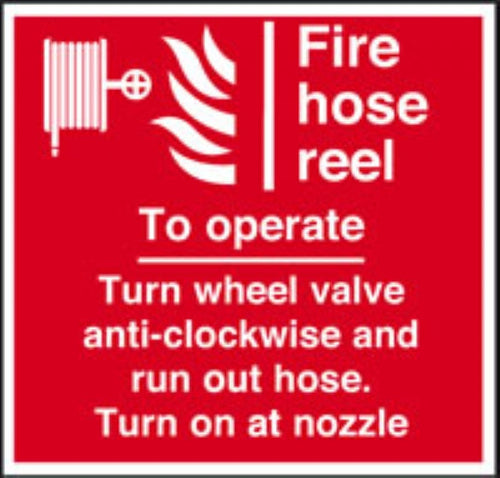 fire hose to operate