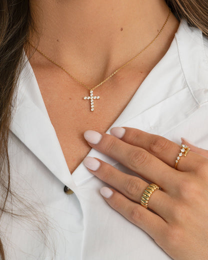 Fluted Statement Ring
