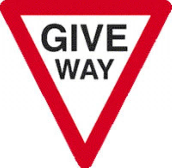 give way with channel