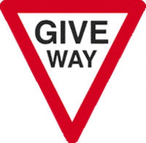give way with channel