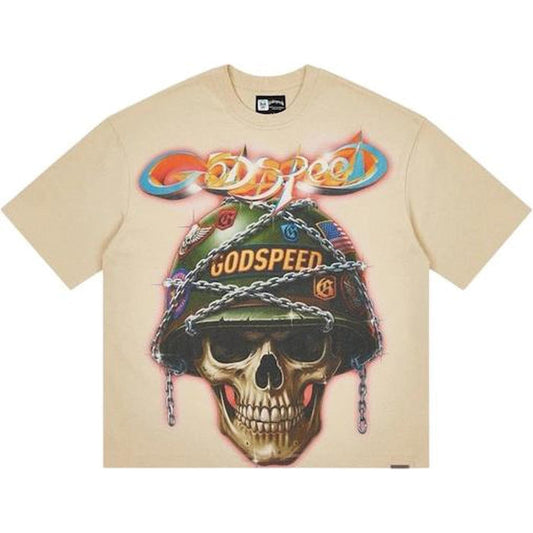 Godspeed Badges of Honor T-shirt Beige