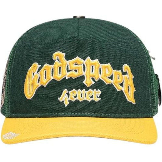 Godspeed GS Forever Trucker Hat Green/Yellow