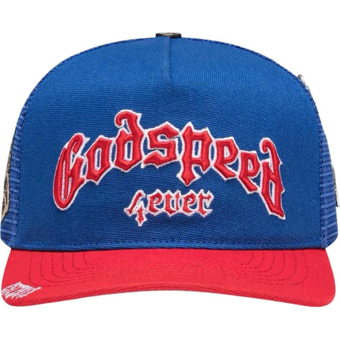 Godspeed GS Forever Trucker Hat Red/Blue
