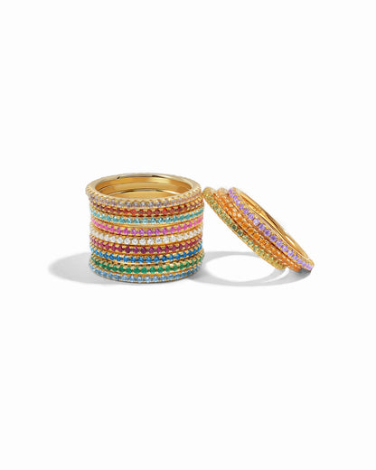 Diamond Birthstone Eternity Rings
