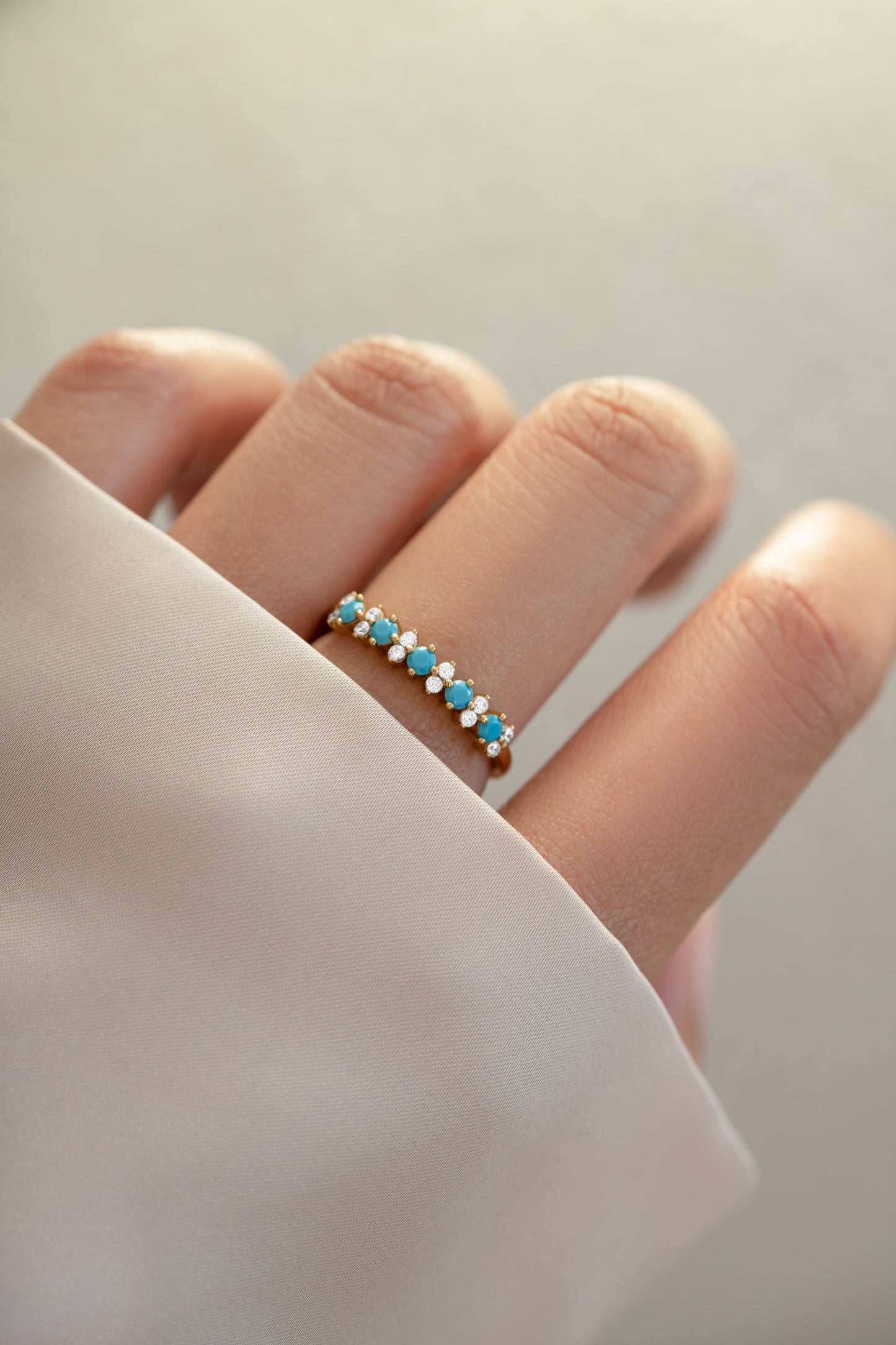 Turquoise Stephanie Stacking Ring