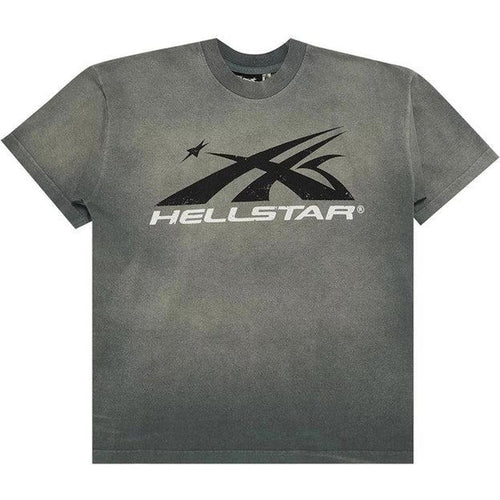 Hellstar Gel Sport Logo T-shirt Grey