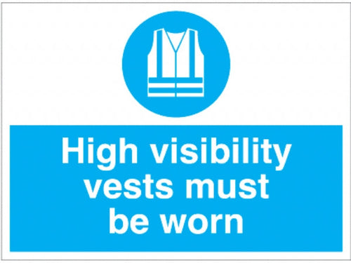 High visibility vests must be worn