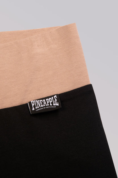 Detail image of Pineapple woven badge by the elasticated waistband