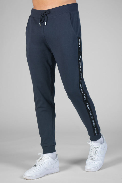 Man wearing Pineapple charcoal Jacquard Joggers