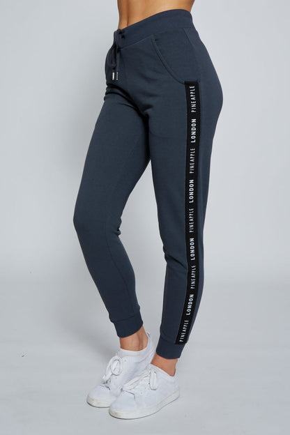 Woman wearing Pineapple Charcoal Jacquard Joggers