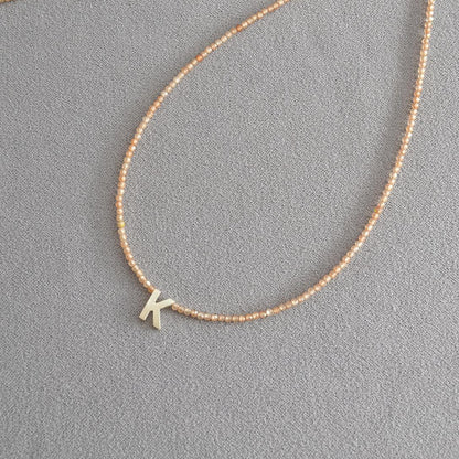 üì¢üì¢40% OFF !! ‚è∞Romantic Initial Beaded Choker Necklace