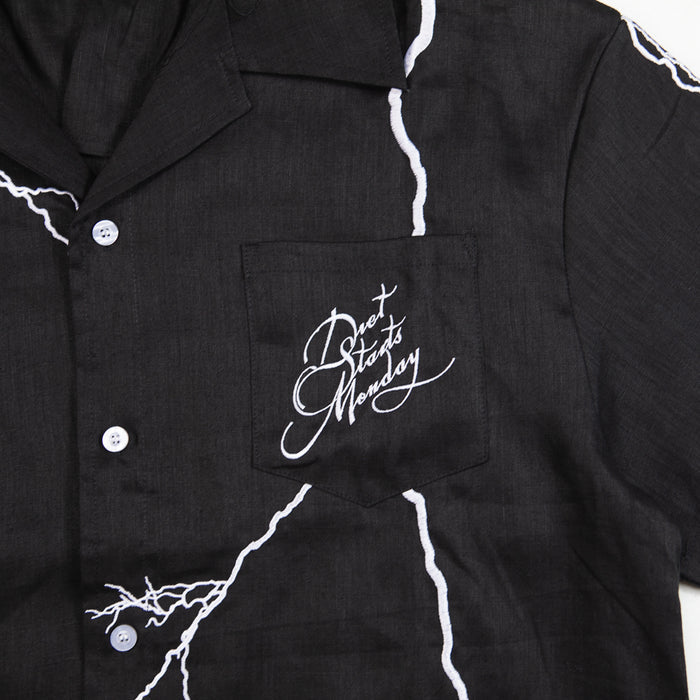 Lightning Button Up (Black)