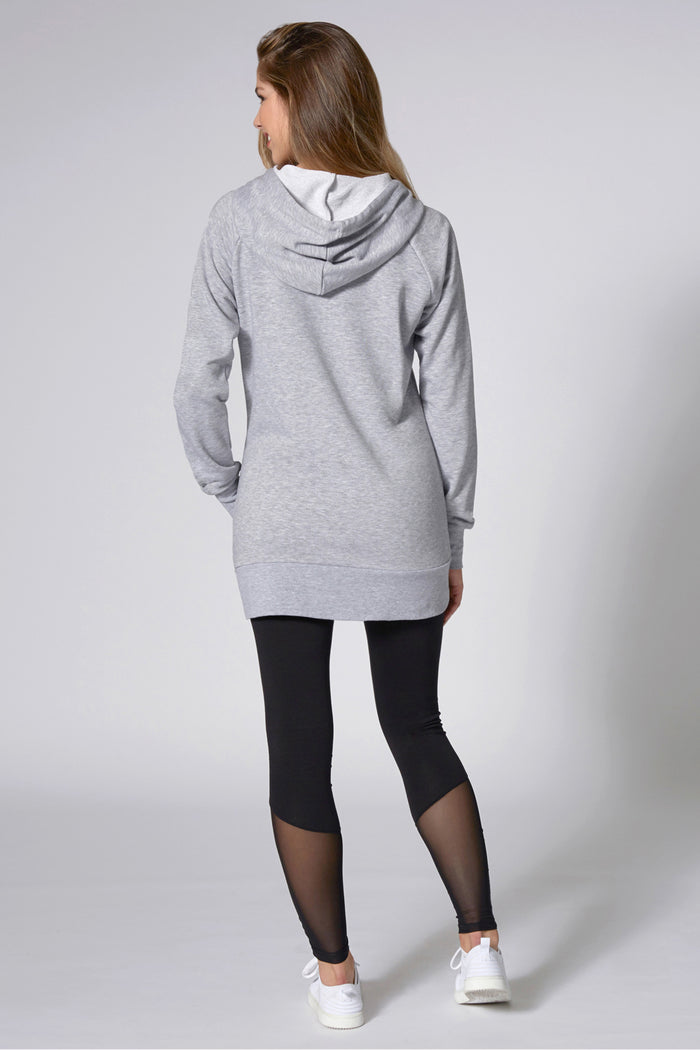 Longline Logo Hoodie