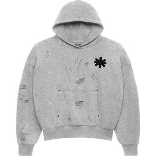 LOSTSHDWS DSTRY DBL Layer Logo Hoodie Grey