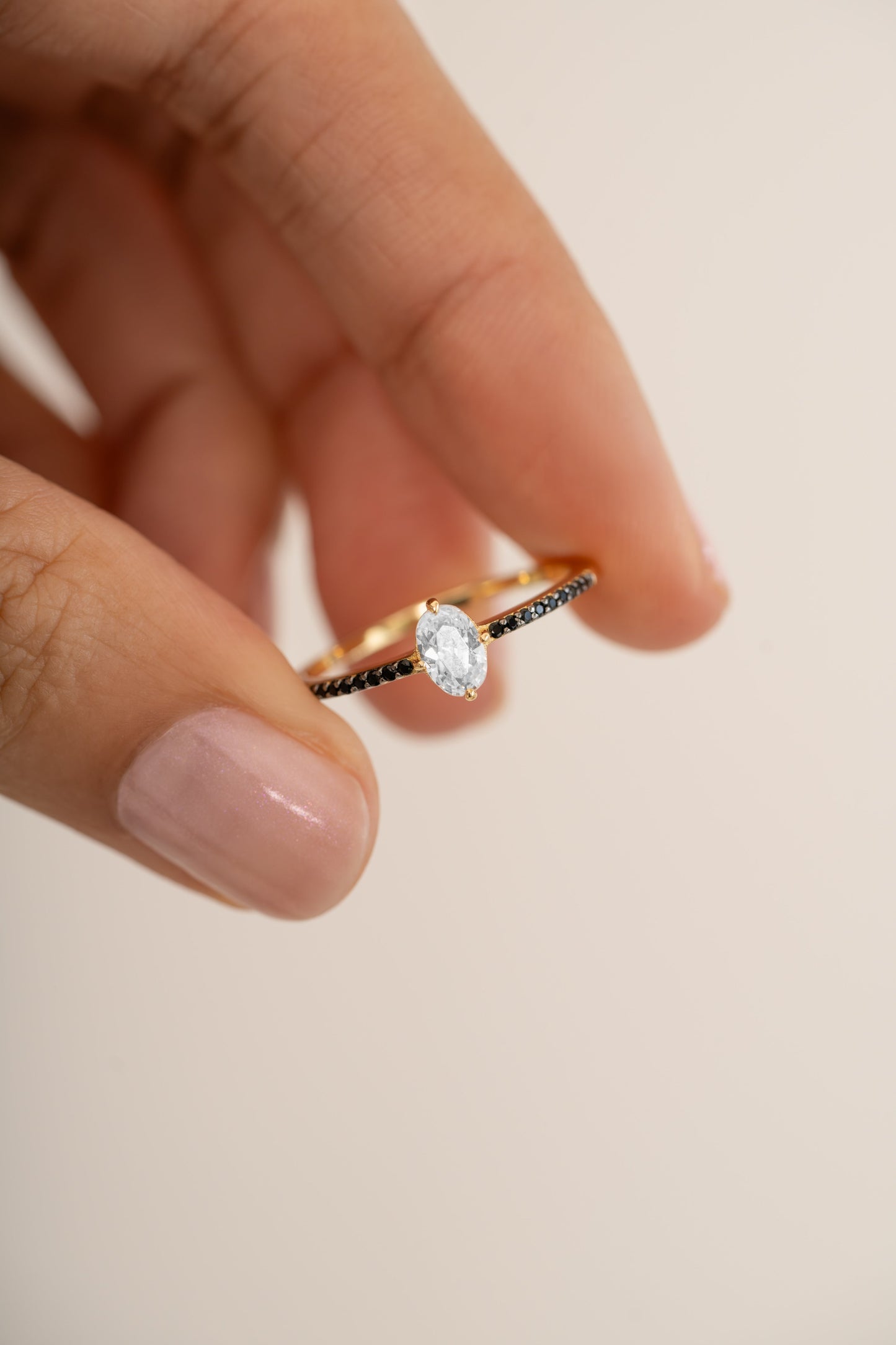 Black CZ Maddy II Ring