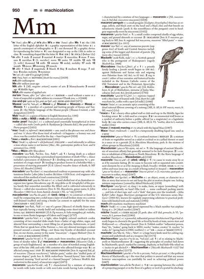 Merriam - Webster's Collegiate Dictionary, Twelfth Edition