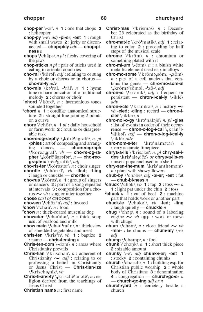 Merriam Webster Pocket Dictionary
