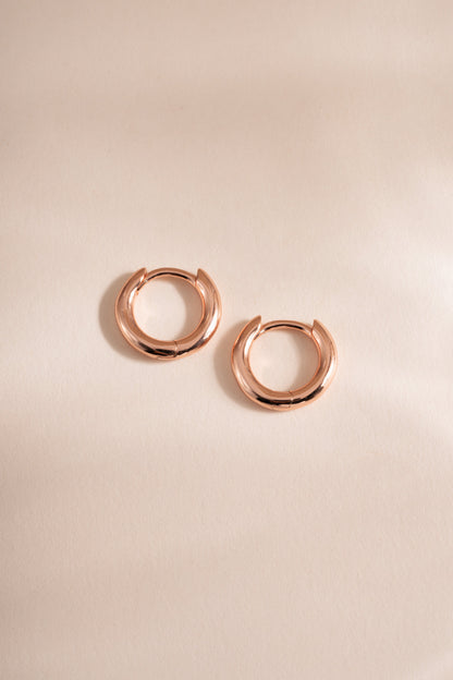 Simple Huggie Hoops