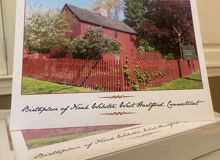 Noah Webster House Notecard Set