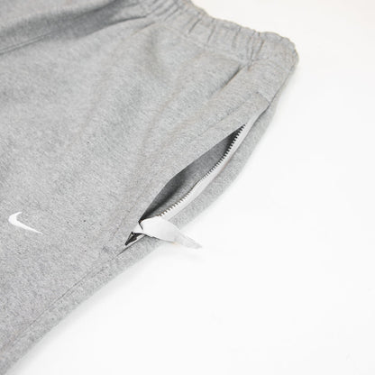 NSW Swoosh Men's Open-Hem Fleece Pants (Dark Grey Heather/White)