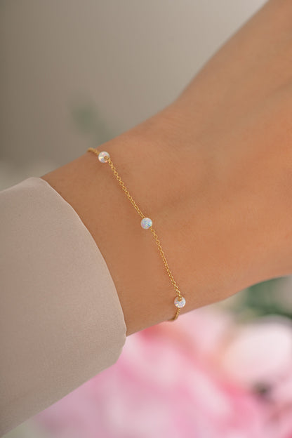 Opal Beaded Bracelet
