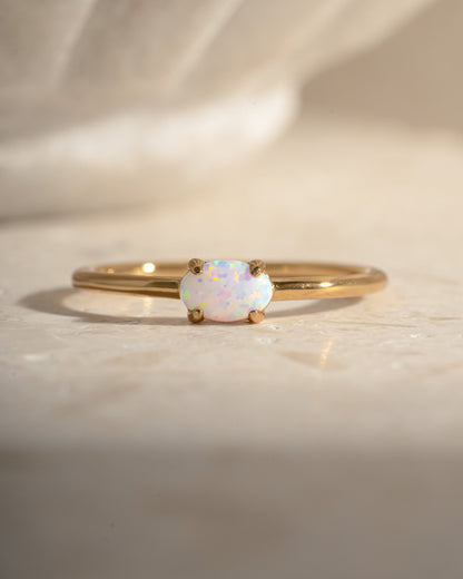Opal Oval Ring
