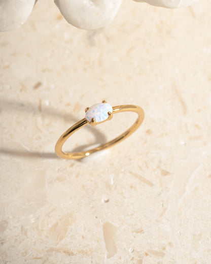 Opal Oval Ring