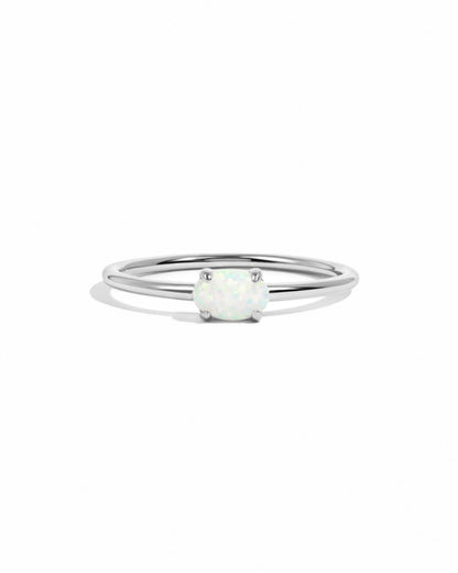 Opal Oval Ring