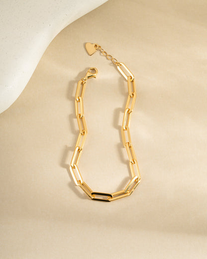 Amanda Paperclip Bracelet