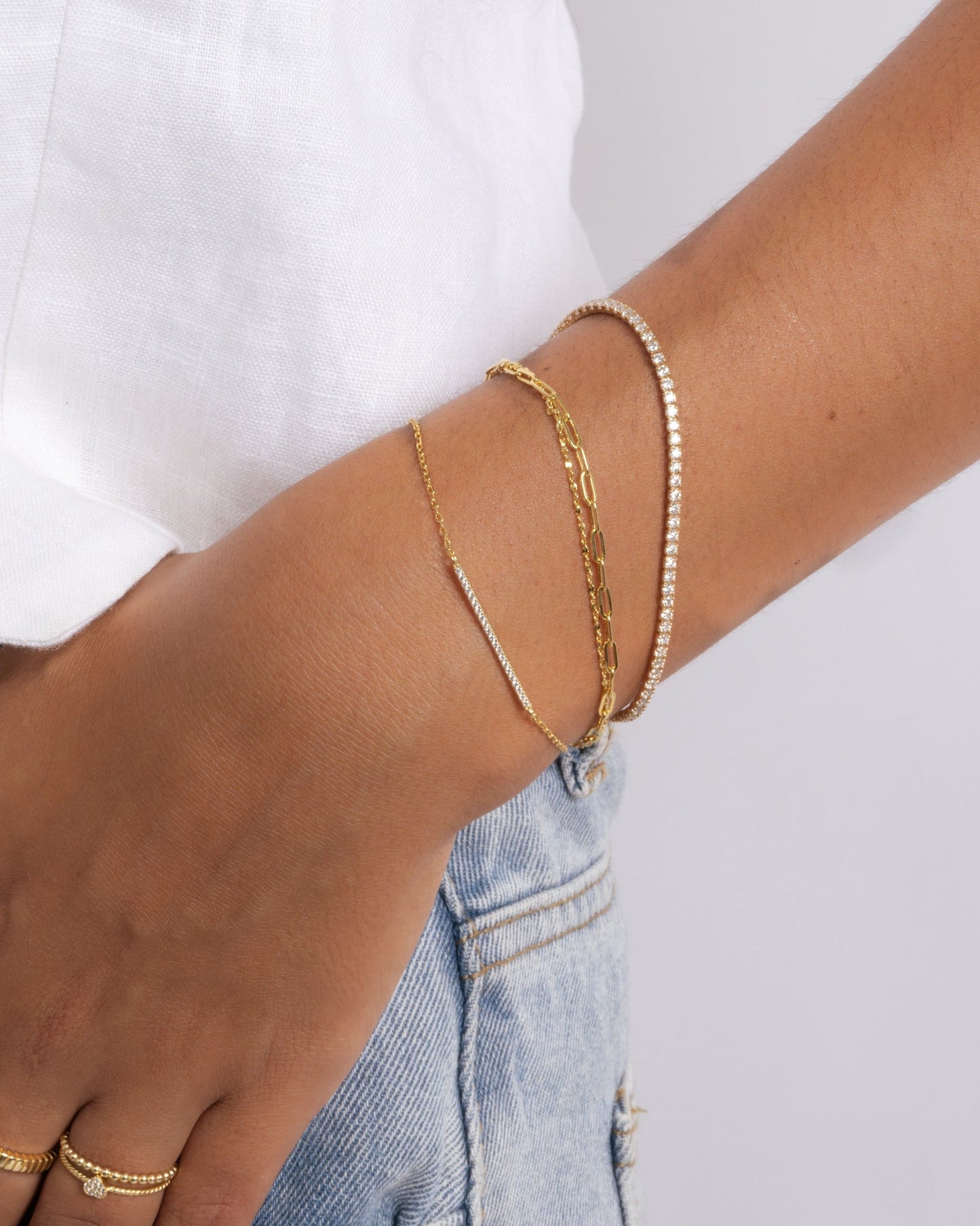 Pavé Bar Bracelet